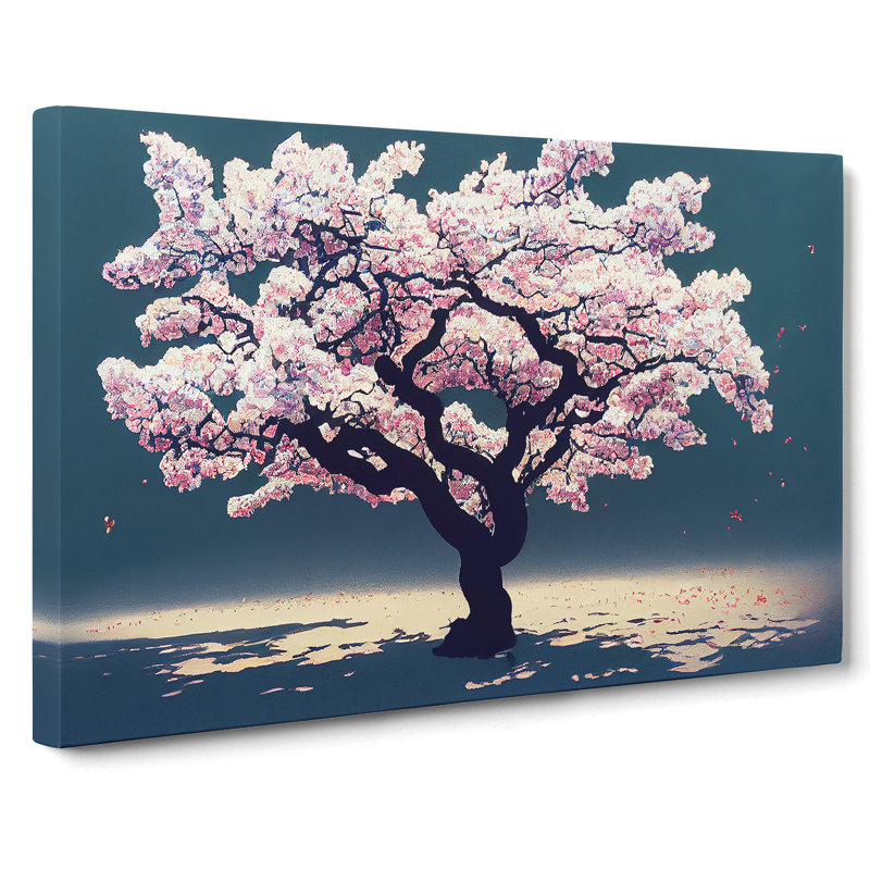 Ethereal Blossom Tree - Wrapped Canvas, 50cm H x 76cm W x 3cm D