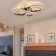 LED Ceiling Light Modern Dimmable in Butterfly-shaped Design 66 cm