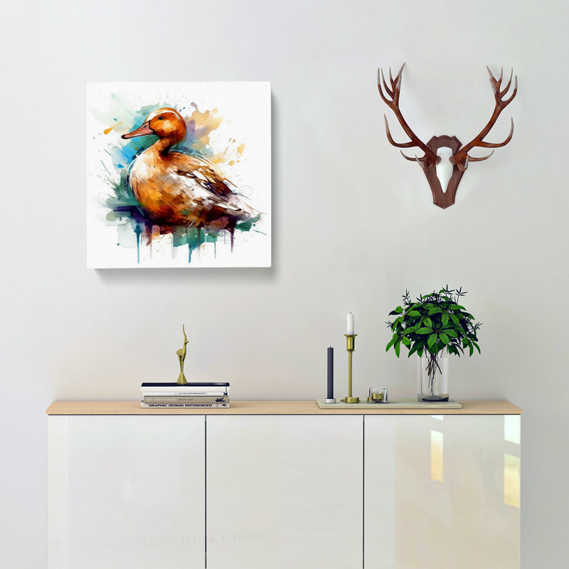 Duck Gestural No.6 - No Frame Print