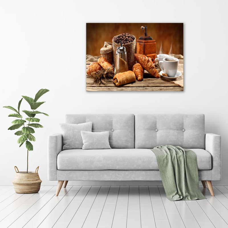 Breakfast - No Frame Print on Glass