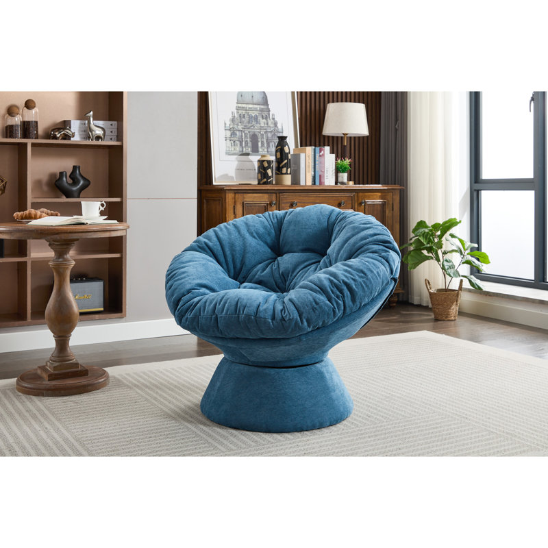 Fauteuil pivotant 360 ° pour les loisirs - Chenille bleue