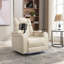 Fauteuil inclinable pivotant électrique avec rotation à 270°, tablette et port USB
