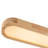 Nouria Simple LED Flush Mount With Wood Accents-946605420