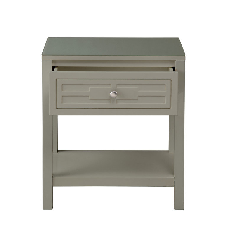 Table de chevet 23 po Taupe