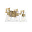 Kesia 3 Light Transparent Dimmable Vanity Light-70337295