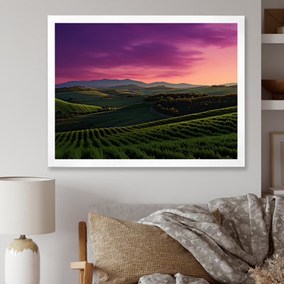 Impression sur toile Tuscany Twilight I
