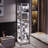 69"H 4-Tier Corner Display Cabinet with Light-411506419