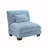 27 Armless Sofa W/1 pillow - Blue