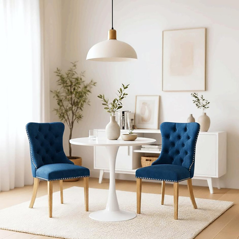 Chaise d'appoint Kyeem, Bleu