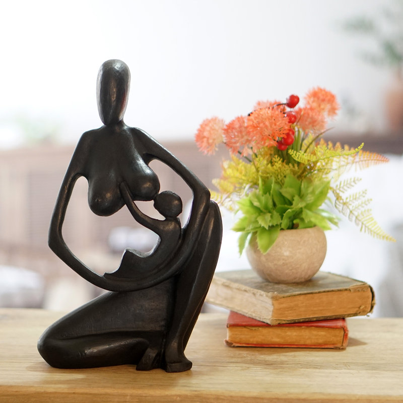 Figurine maman et enfant Kimbol