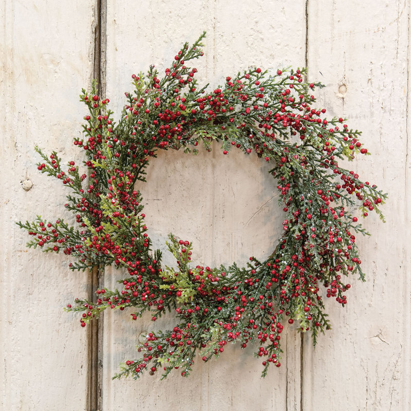 Couronne de poivron rouge et de cèdre