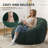Compression Pumpkin Bean Bag Sofa For Adults, Soft Teddy Fabric Bean Bag Chair-2043007561
