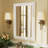 Amara Tempered Glass and Aluminum Alloy Framed French Cleat Mounted Wall Mirror-434510285-440482521