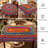 Bohemian Style Colorful Floral Pattern Washable Polyester Tablecloth