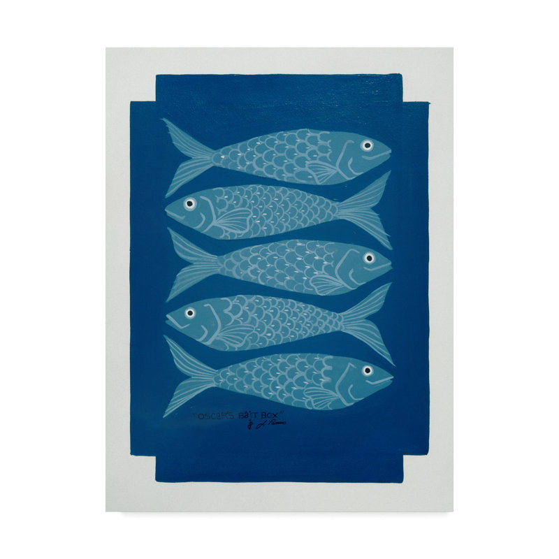 Jondra 'Oscars Bait' Acrylic Painting Print on Wrapped Canvas, 19" H x 14" W x 2" D