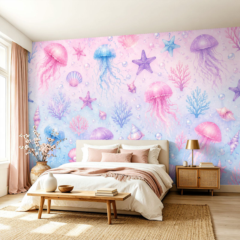 Adhésif mural amovible auto-adhésif et amovible, 99.6" L x 144" W