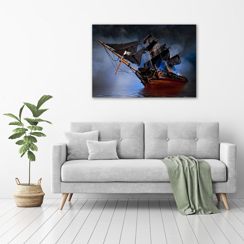 Pirate Ship - Wrapped Canvas Print