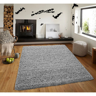 Solid Colour Shag Area Rug