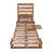 Lounge Chaise Set With Headrest and Retractable Side Tray-1009042210