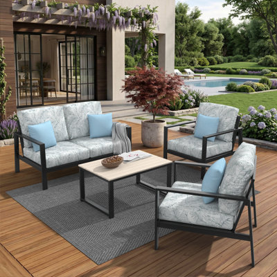 Lugowe Sofa Seating Group With Sunbrella® Cushions