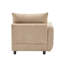 Canapé d'angle modulaire en velours 69 po 2 places, Nomad
