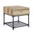 Oak & Sandy Gray Finish End Table