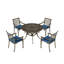 Ensemble repas d'extérieur 5 pièces 5 pièces-125851062