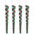 7 " Striped Plastic Candy Canes Ornament-91957069