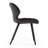 Moira Upholstered Side Chair in Dark Brown