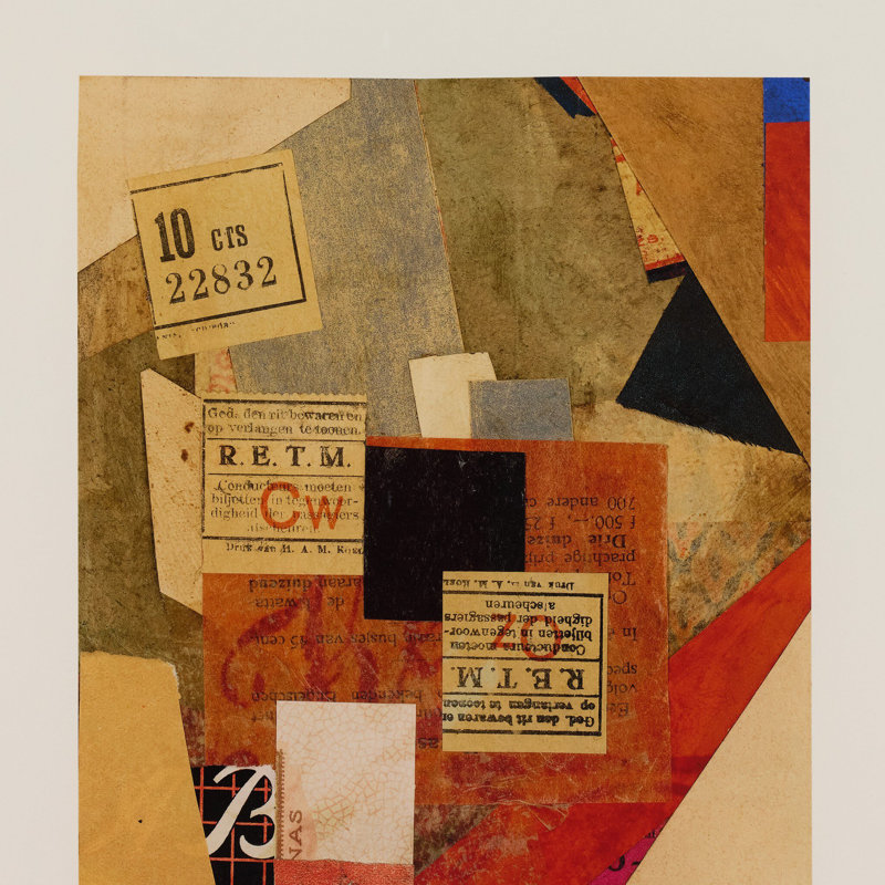 Collected Curiosities by Kurt Schwitters, 32"H x 24"W