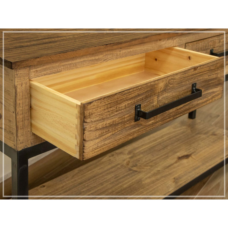 Lener 55'' Solid Wood Console Table