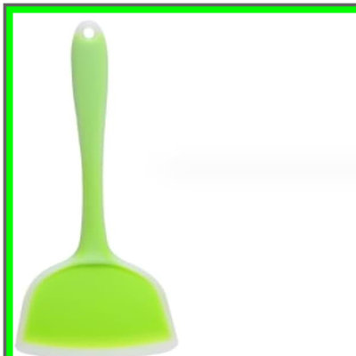 Green Silicone Wok Spatula for Cooking
