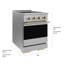 ZLINE Autograph 24 in. Marino Induction Range with 3 Element Cooktop and Champagne Bronze Accents