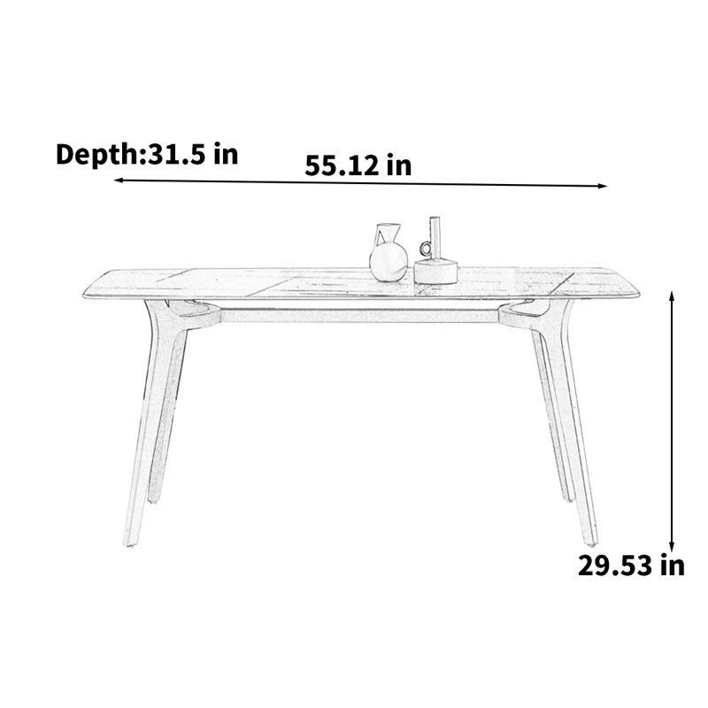 Nabith, H 29,53 po x L 55,12 po x l 31,5 po