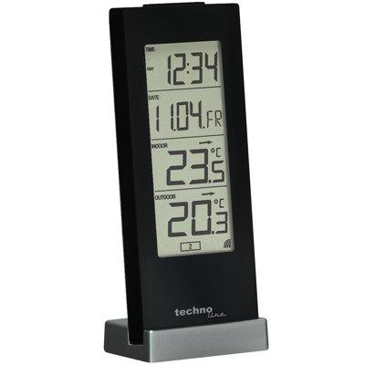 12,8 cm Drahtloses Uhrenthermometer