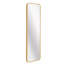 Miroir pleine longueur 47 po x 14 po en aluminium doré avec film incassable-747248606