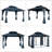 Galvanized Steel Double Roof Gazebo 10'x10'/10'x12'/12'x12'- Sturdy Aluminum Frame with Netting & Curtains for Lawn, Patio, Backyard-113268841