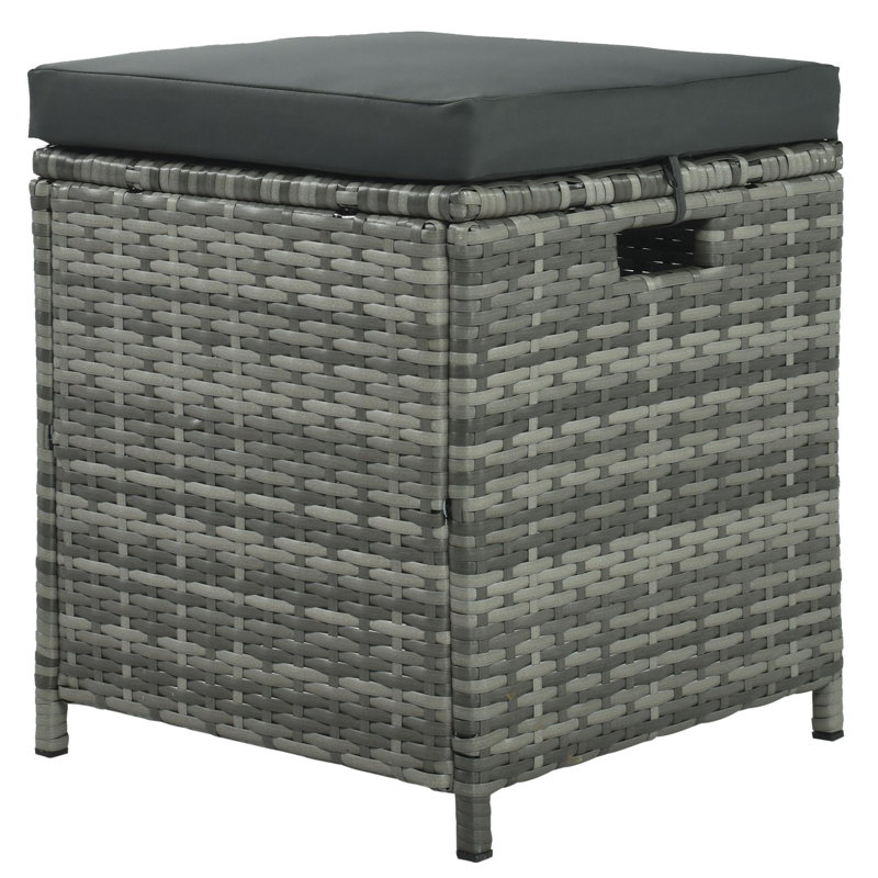 Christasia Rattan Wicker 8 - Person Seating Group with Cushions