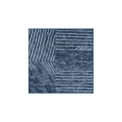 Machine Washable Blue Area Rug