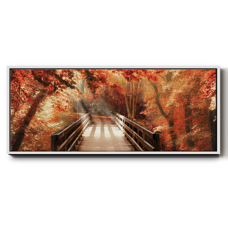 Autumn Bridge - Toile encadrée