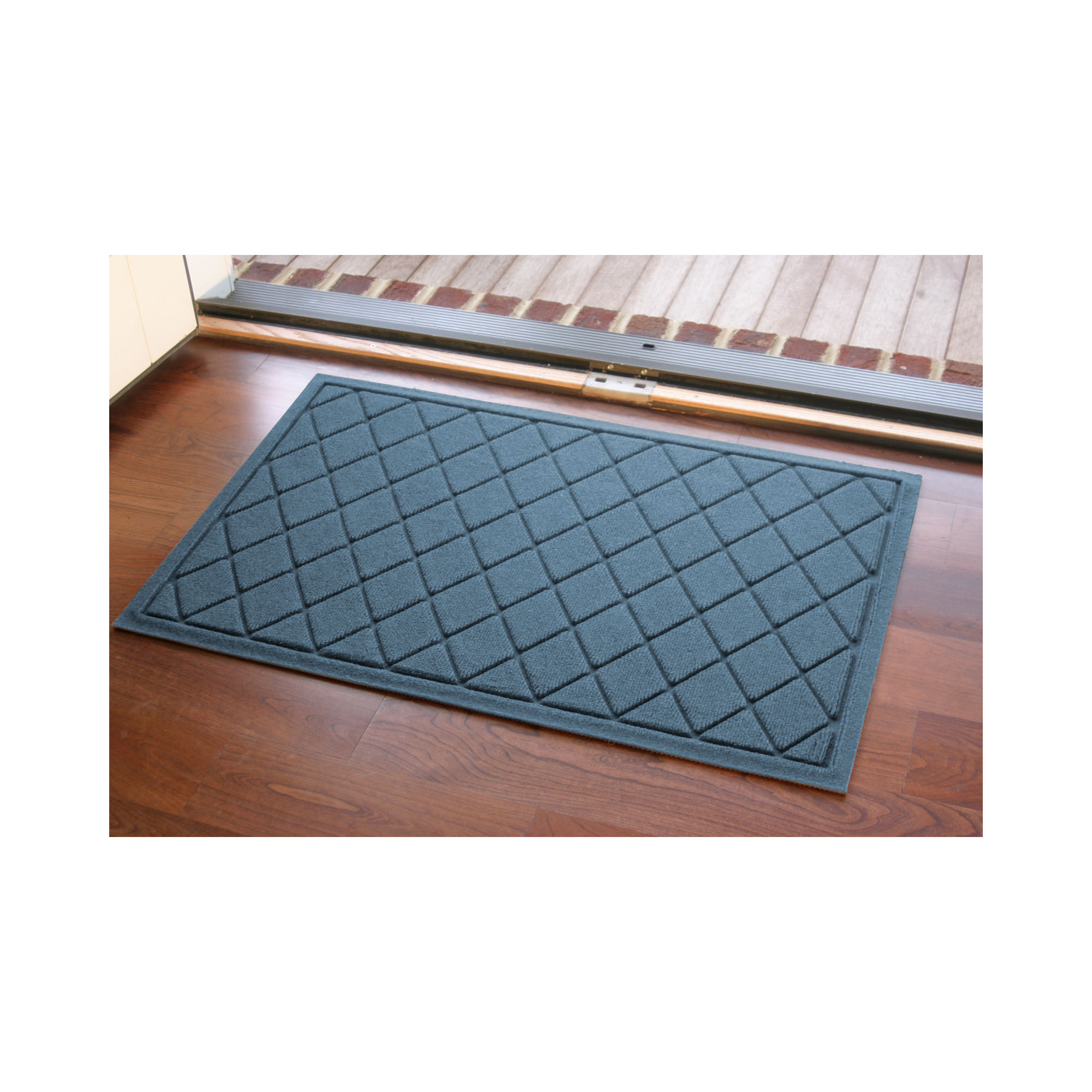 WaterHog Non-Slip Indoor/Outdoor Doormat, Bluestone, Rectangle 24" x 36"