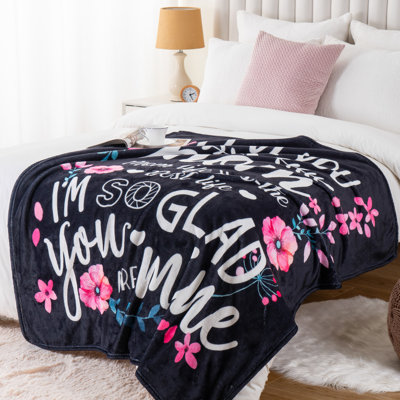 Cadeaux de fête des mères pour maman, cadeaux pour maman, cadeau pour maman, cadeaux de maman uniques, idées de cadeaux d'anniversaire de femme, jetés en flanelle pour canapé-lit (patchwork, 50 x 60)