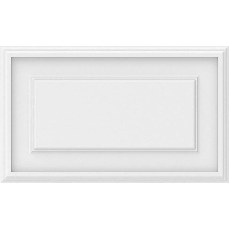 Legacy Raised Decorative Wall Panel, 12"H x 20"W x 0.63"D
