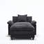 Fauteuil club moderne avec repose-pieds-335454553