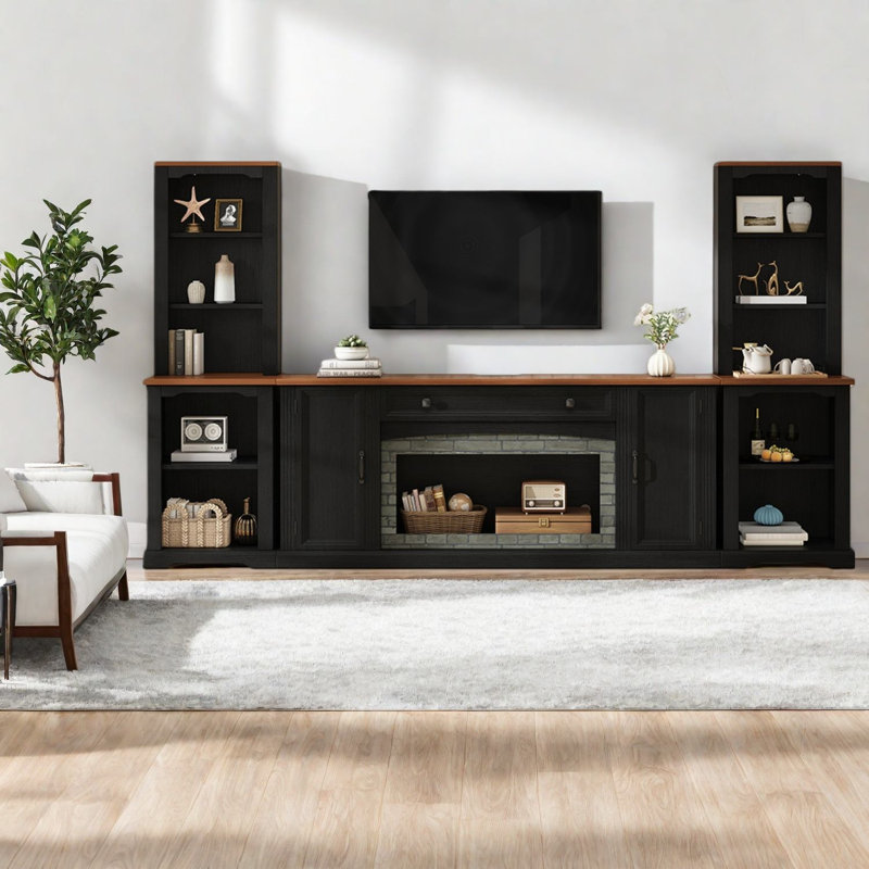 Meuble télé et meuble télé, ensemble de rangement en MDF pour maison