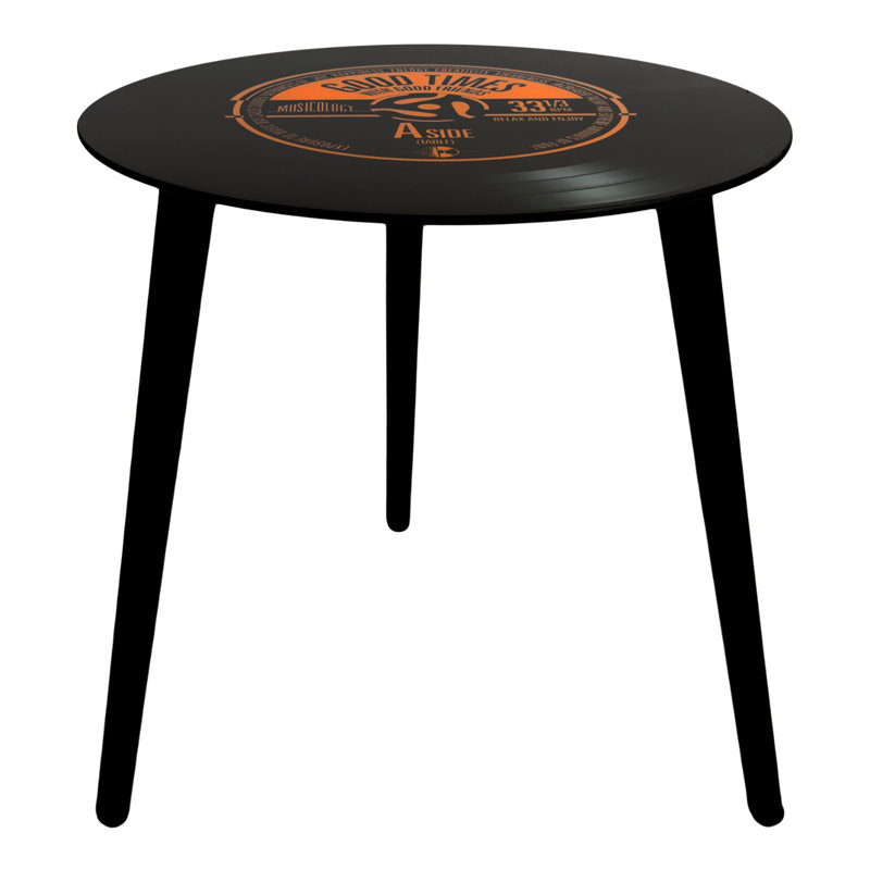 Schulte Glass Top End Table
