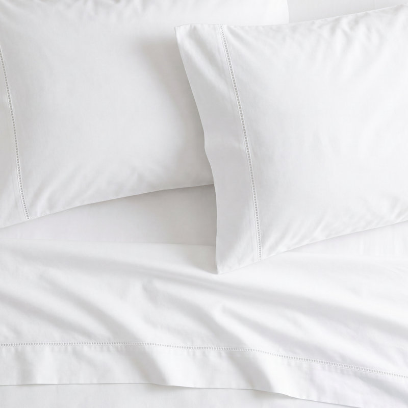 Basel Hemstitch Pillow Case, Standard