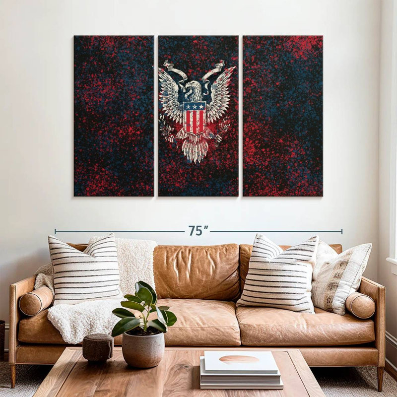 Lelar American Eagle Badge, 42" H x 65" W