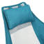 Chaise de camping hamac, chaise berçante pliante portative, chaise pivotante à dossier réglable en alliage d'aluminium avec porte-gobelet d'oreiller, fauteuil inclinable avec sac de transport pour la cour extérieure, bleu (2 pièces)-118632150