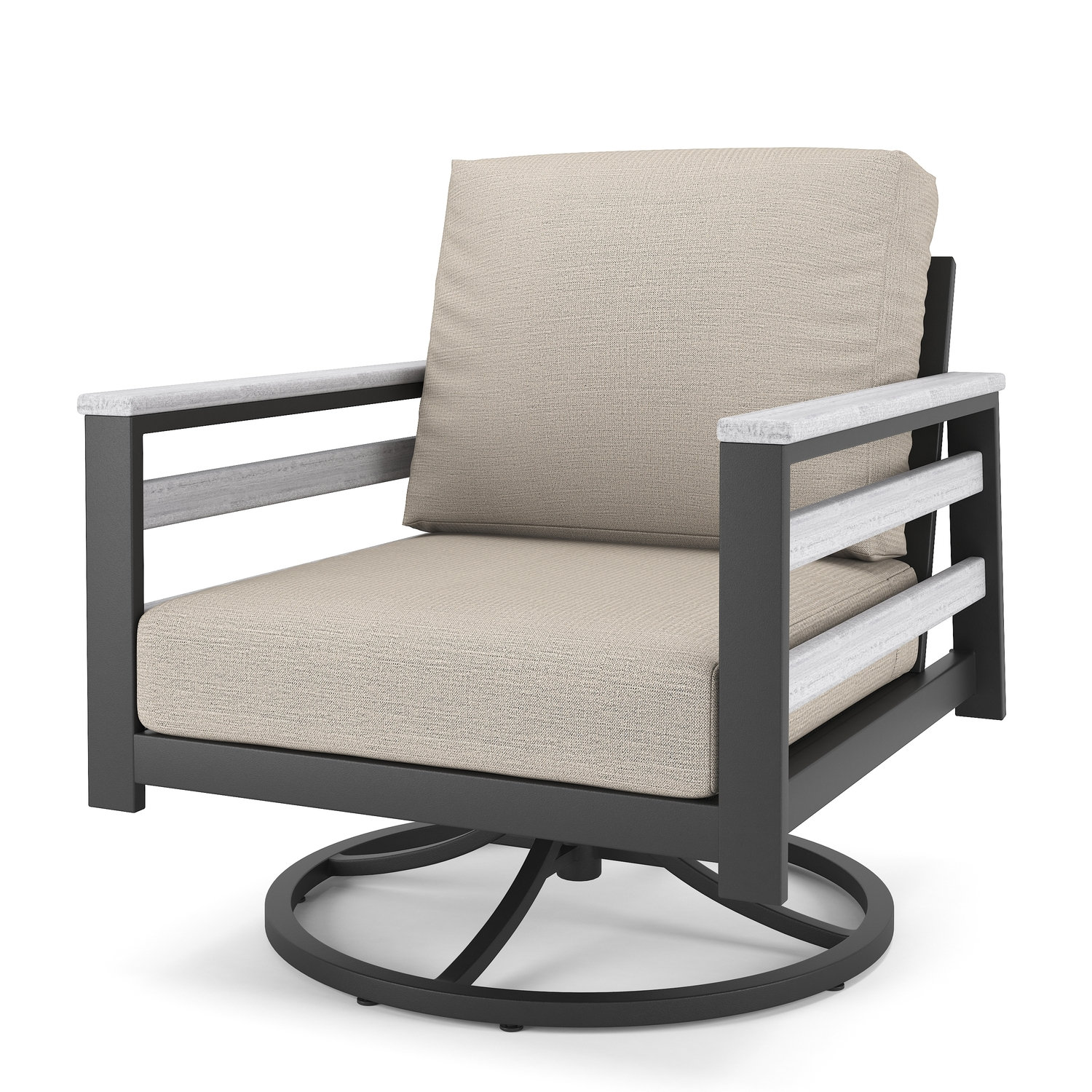 Townsend 7 - Person Patio Conversation Set with Sunbrella® Cushions, Cast Silver Sunbrella®
